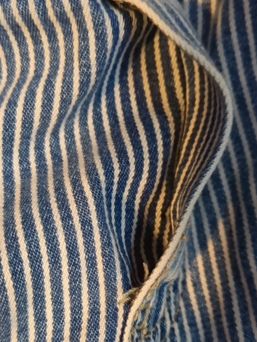OshKosh B'gosh Toddler Blue and White Striped Relaxed Overalls